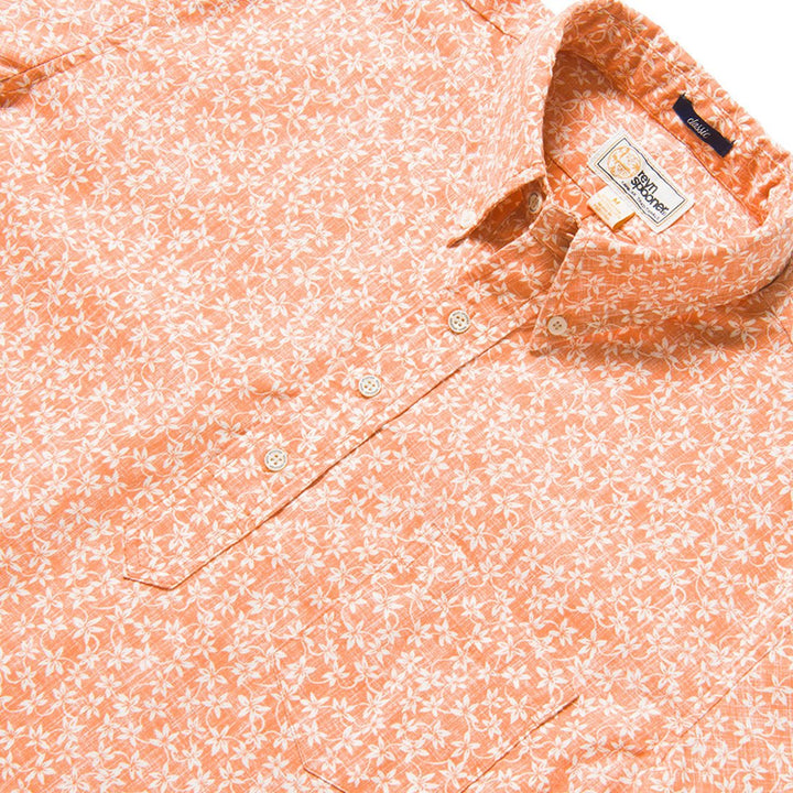 Reyn Spooner Kiko Blooms Pullover CARNELIAN