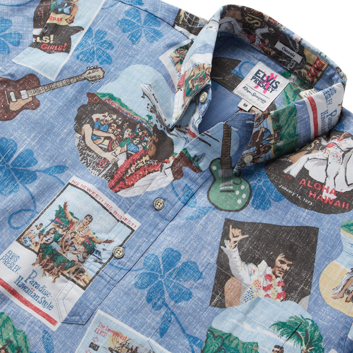 Reyn Spooner ELVIS IN HAWAII PULLOVER in BLUE HAWAII